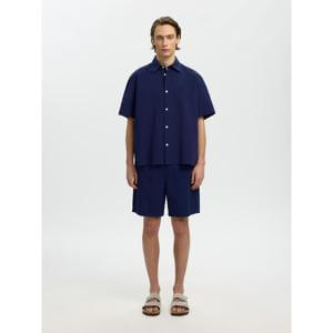 Selected Homme Stuart Seersucker Short Sleeve Shirt